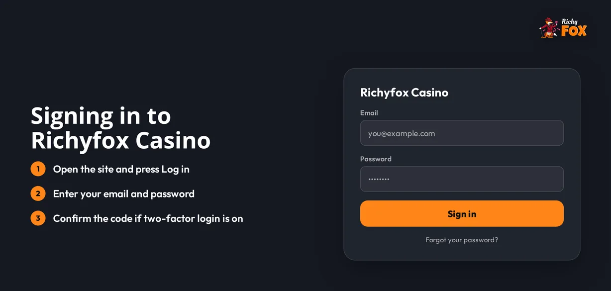 Gain login access fast.