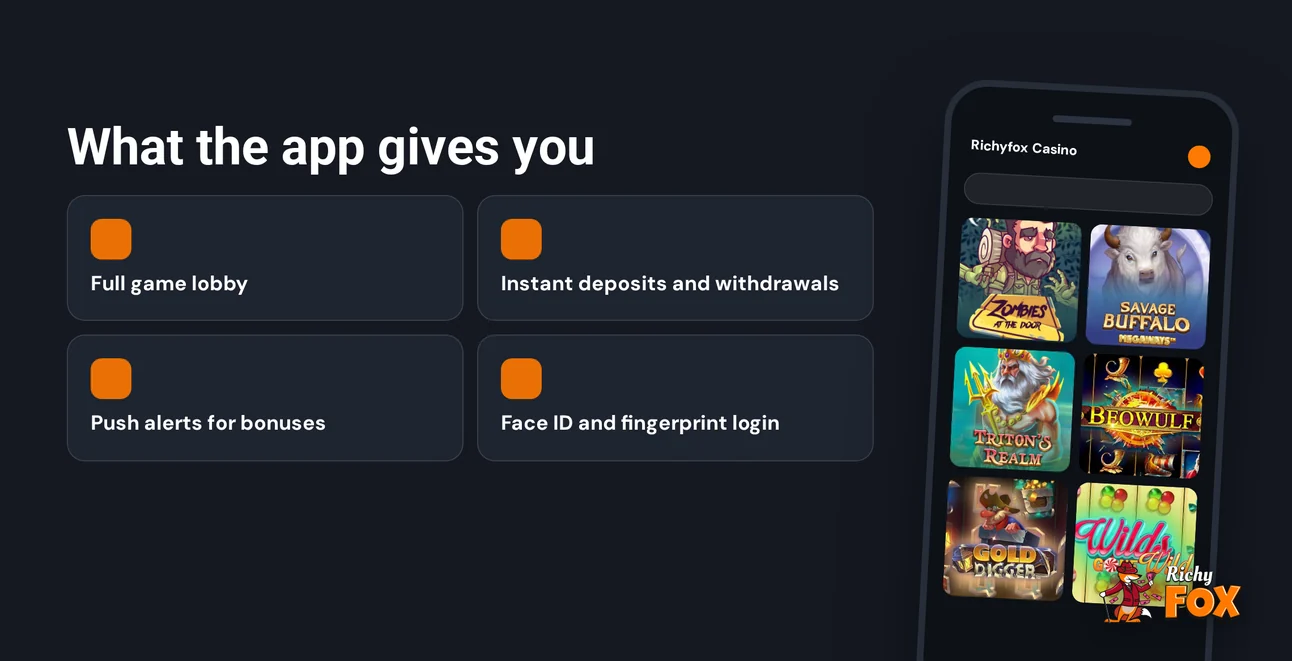 Install app, grab biometrics.